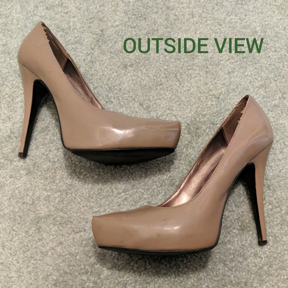 Nude Platform Stilettos